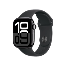 Apple Watch Series 10 46mm GPS Jet Black Alu. Case w. Black Sport Band - XL