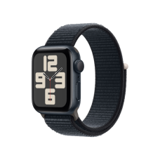 Apple Watch SE 2 GPS 40mm Midnight Aluminium Case with Midnight Sport Loop (MRE03)