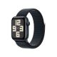 Apple Watch SE 2 GPS 40mm Midnight Aluminium Case with Midnight Sport Loop (MRE03)