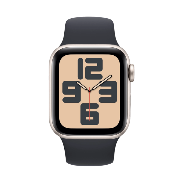 Apple Watch SE 2 GPS 40mm Starlight Aluminium with Midnight Sport Band