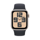 Apple Watch SE 2 GPS 40mm Starlight Aluminium with Midnight Sport Band