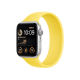 Apple Watch SE 2 GPS 44mm Silver Aluminum Case with Canary Yellow Solo Loop