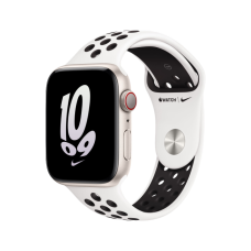 Apple Watch SE 2 GPS + Cellular 44mm Starlight Al. Case w. Summit Wh./B. Nike S. Band - M/L (MNQE3+MPH33)