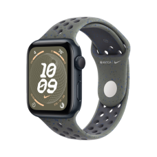 Apple Watch SE 2 GPS 44mm Midnight Alu. Case w. Cargo Khaki Nike S. Band - S/M (MRTX3+MUVC3)