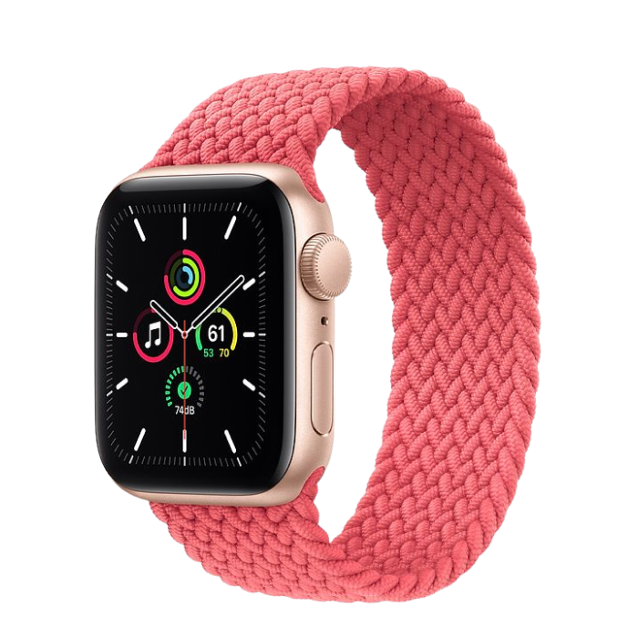 Apple Watch SE GPS 40mm Gold with Pink Sport Band (MYDY2)