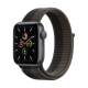 Apple Watch SE GPS 40mm Space Gray Aluminum Case with Charcoal Sport Loop