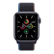 Apple Watch SE GPS + Cellular 40mm Space Gray Aluminum Case with Charcoal Sport Loop
