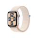 Apple Watch SE 2 GPS 40mm Starlight Aluminium Case with Starlight Sport Loop (MR9W3)