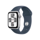 Apple Watch SE GPS + Cellular 40mm Silver Aluminum Case w. Abyss Blue Sport Band