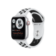 Apple Watch Nike SE GPS + Cellular 40mm Silver Aluminum Case with Pure Platinum/Black Nike Sport Band