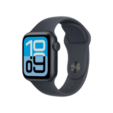 Apple Watch SE 3 GPS, 44mm Midnight Aluminum Case with Midnight Sport Band (M/L)