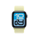 Apple Watch SE 3 GPS, 44mm Midnight Aluminum Case with Neon Yellow Sport Loop