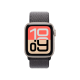 Apple Watch SE 3 GPS, 44mm Starlight Aluminum Case with Dark Gray Sport Loop