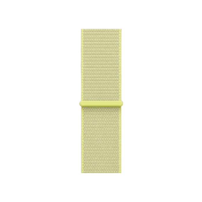 Apple Watch SE 3 GPS, 40mm Starlight Aluminum Case with Neon Yellow Sport Loop