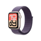Apple Watch SE 3 GPS, 44mm Starlight Aluminum Case with Purple Fog Sport Loop