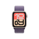 Apple Watch SE 3 GPS, 44mm Starlight Aluminum Case with Purple Fog Sport Loop