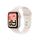 Apple Watch SE 3 GPS, 44mm Starlight Aluminum Case with Starlight Sport Band (M/L)