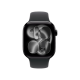 Apple Watch Series 11 GPS, 42mm Jet Black Aluminum Case with Black Sport Band (M/L)