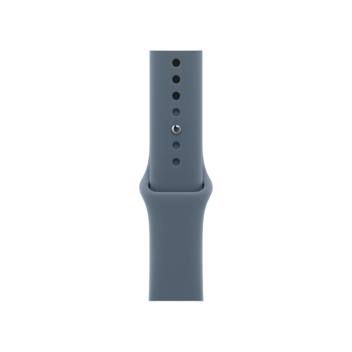 Apple Watch Series 11 GPS, 42mm Silver Aluminum Case with Anchor Blue Sport Band (S/M)