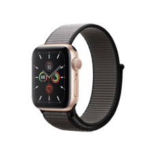 Apple Watch Series 5 40mm Gold Aluminium w. Anchor Gray Sport Loop (MWRX2+MWTQ2)
