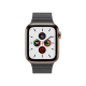 Apple Watch Series 5 4G 44mm Gold/Black Leather Loop (MWQN2)