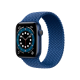 Apple Watch 6 44mm Blue Aluminum w. Atlantic Blue Braided Solo L. (M02G3)