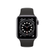 Apple Watch 6 40mm Space Gray Aluminum Case with Black Sport Band (MG133)