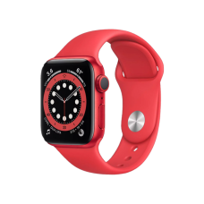 Apple Watch 6 44mm Red Aluminium Case with Red Sport Band (M00M3)