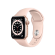 Apple Watch 6 40mm Gold Aluminum Case with Pink Sand Sport Band (MG123)