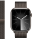 Apple Watch Series 7 GPS + Cellular 41mm Graphite Stainless Steel Case with Graphite Milanese Loop