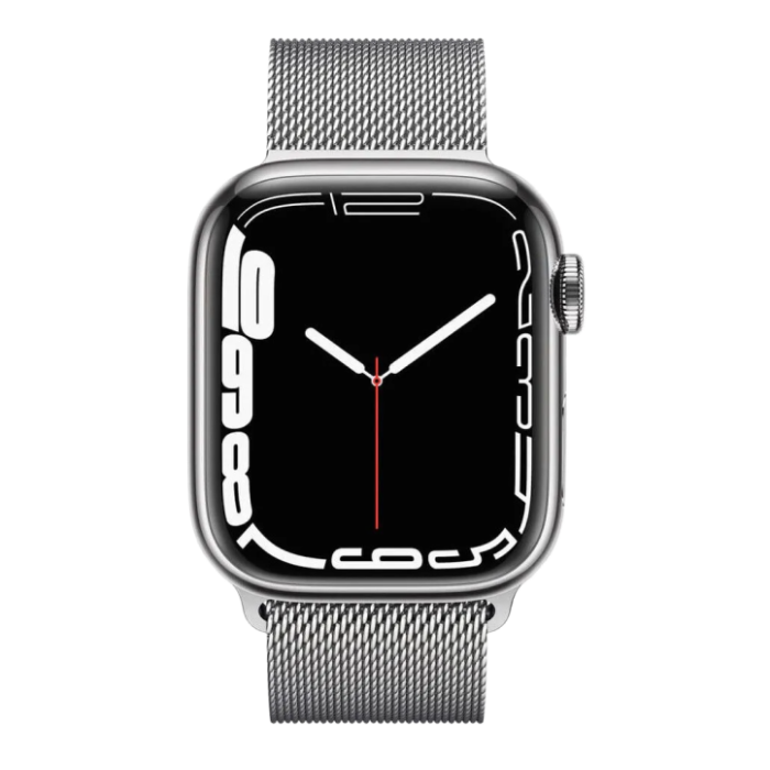 Apple Watch Series 7 GPS + Cellular 41mm Silver Titanium