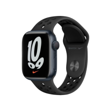 Apple Watch Nike Series 7 GPS 41mm Midnight Aluminum Case w. Anthracite/Black Nike Sport Band (MKN43)