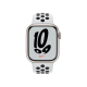 Apple Watch Nike Series 7 GPS 41mm Starlight Aluminum Case w. Pure Platinum/Black Nike Sport Band