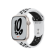 Apple Watch Nike Series 7 GPS 41mm Starlight Aluminum Case w. Pure Platinum/Black Nike Sport Band