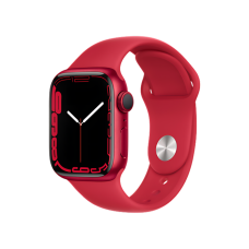 Apple Watch Series 7 GPS 45mm PRODUCT RED Aluminum Case With Product Red Sport Band (MKN93)