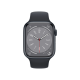 Apple Watch Series 8 GPS + Cellular 41mm Midnight Aluminum Case w. Midnight Sport Band Open Box