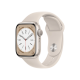 Apple Watch Series 8 GPS 45mm Starlight Aluminum Case with Starlight Sport Band (MNP23)