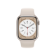 Apple Watch Series 8 GPS 45mm Starlight Aluminum Case with Starlight Sport Band (MNP23)