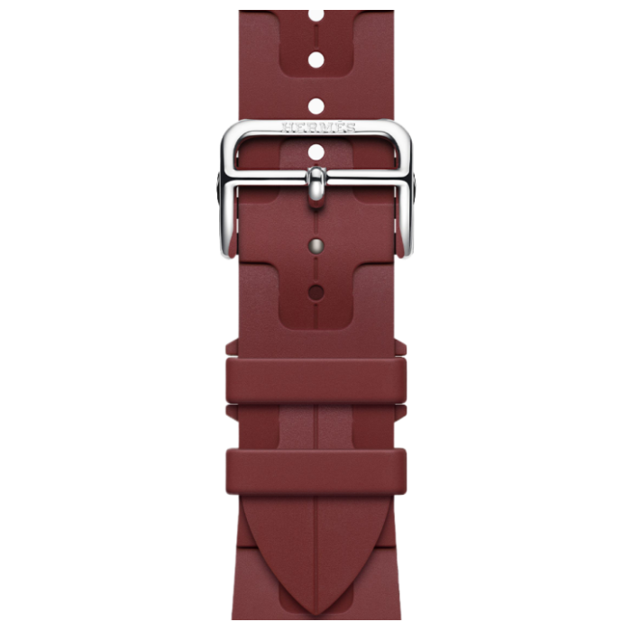 Apple Watch Hermès Series 9 GPS + Cellular 41mm Space Black Stainless Steel Case with Noir Kilim Single Tour