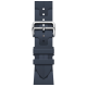 Apple Watch Hermès Series 9 GPS + Cellular, 41mm Silver Stainless Steel Case with Bleu Céleste Kilim Single Tour