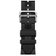 Apple Watch Hermès Series 9 GPS + Cellular 41mm Silver Stainless Steel Case with Noir/Gold Twill Jump Single Tour