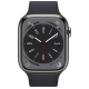Apple Watch Series 8 GPS + Cellular 41mm Graphite S. Steel Case w. Midnight S. Band