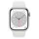 Apple Watch Series 8 GPS + Cellular 45mm Silver Aluminum Case with White S. Band