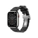 Apple Watch Hermès Series 9 GPS + Cellular 45mm Silver Stainless Steel Case with Noir Kilim Single Tour