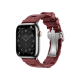 Apple Watch Hermès Series 9 GPS + Cellular 45mm Silver Stainless Steel Case with Rouge H Kilim Single Tour