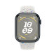 Apple Watch Series 9 45mm Midnight Aluminum Case with Pure Platimun Nike Sport Band M/L