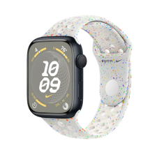 Apple Watch Series 9 45mm Midnight Aluminum Case with Pure Platimun Nike Sport Band M/L (MR9Q3+MUV13)