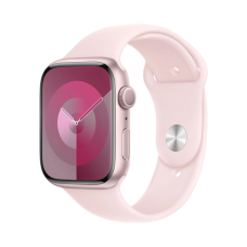 Apple Watch Series 9 GPS 45mm Pink Aluminum Case with Light Pink Sport Band M/L (MR9T3)