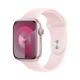 Apple Watch Series 9 GPS 45mm Pink Aluminum Case with Light Pink Sport Band M/L