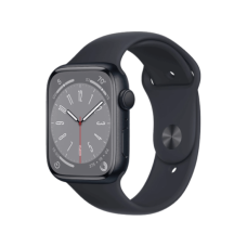 Apple Watch Series 8 GPS + Cellular 41mm Midnight Aluminum Case w. Midnight S. Band S/M (MNUV3)